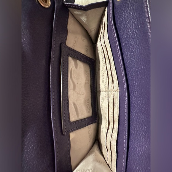 Deep Purple Michael Kors Crossbody Purse - Picture 3 of 9